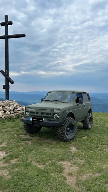 Бампер передній силовий RIF Light 1.0 от CG для ВАЗ 2121-21217 Нива під лебідку - зображення 6