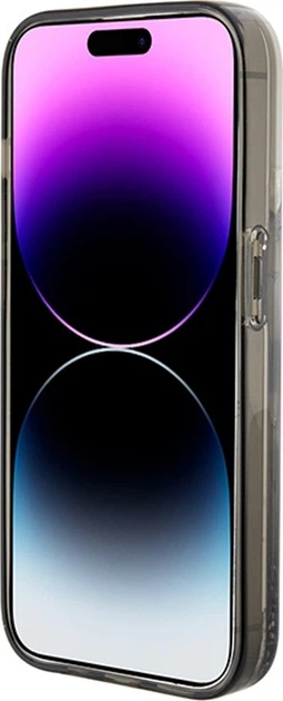 Etui Karl Lagerfeld Liquid Glitter Choupette do Apple iPhone 15 Pro Max Transparent (3666339164225) - obraz 7