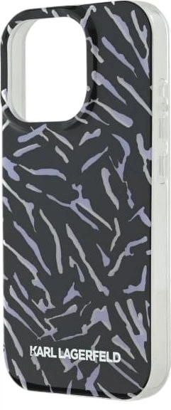 Etui Karl Lagerfeld Zebra With Cord do Apple iPhone 16 Pro Purple (3666339320348) - obraz 4