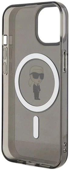 Панель Karl Lagerfeld IML Ikonik MagSafe для Apple iPhone 14 / 15 / 13 Black (3666339162115) - зображення 6