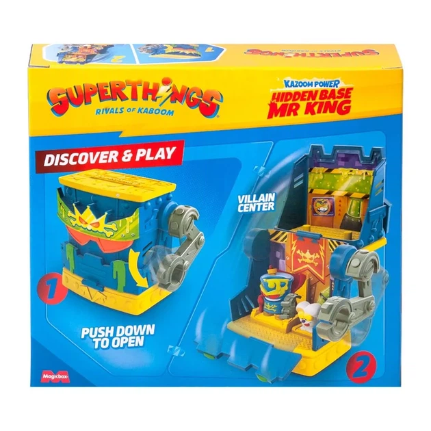 Игровой набор SuperThings Kazoom Power Скрытая база Мистера Кинга (PSTSP112IN240) - изображение 6