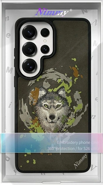 Etui plecki Nimmy Wilk MagSafe do Samsung Galaxy S26 Ultra Dark Gray (N-XXM-S26-ultra-061) - obraz 8