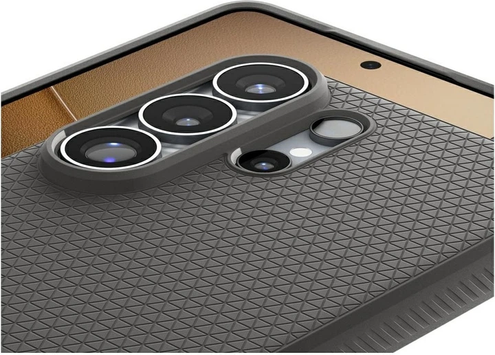 Etui plecki Spigen Liquid Air Case do Samsung Galaxy S26 Ultra Marble Grey (ACS11205) - obraz 8