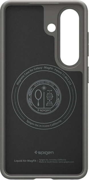 Etui plecki Spigen Liquid Air Mag MagSafe Case do Samsung Galaxy S26 Marble Grey (ACS10731) - obraz 4