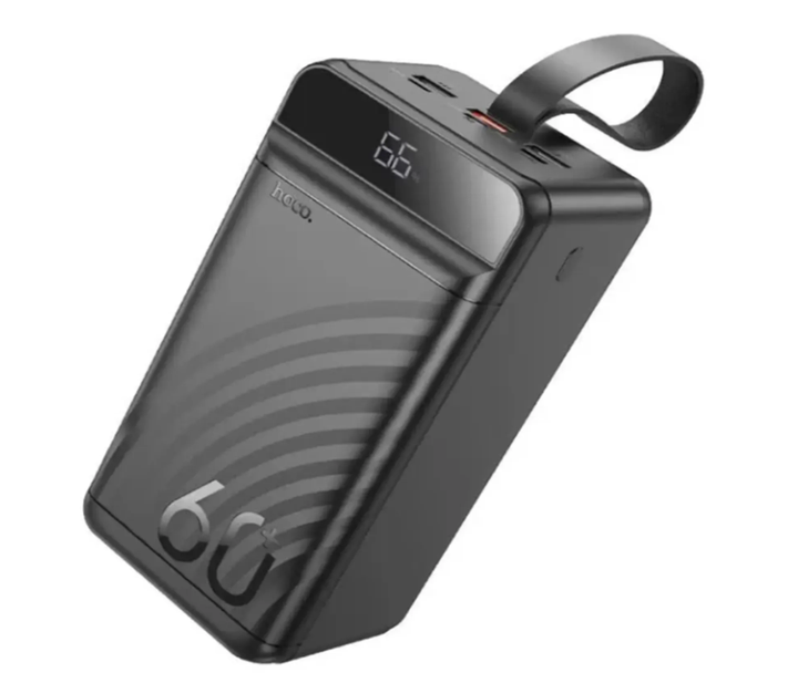 Дополнительная батарея Hoco J123C 60000 mah 22.5W+PD20W fully compatible with LCD and LED-lamp Black - Фото 1 Дополнительная батарея Hoco J123C 60000 mah 22.5W+PD20W fully compatible with LCD and LED-lamp Black - изображение 1