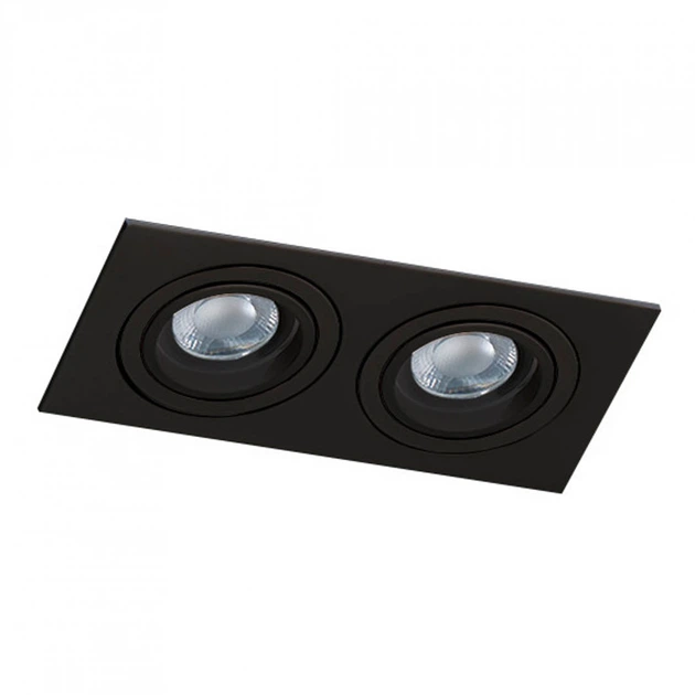 Точковий світильник AZzardo CARO 2 SQUARE BLACK AZ2437 - Фото 1 Точковий світильник AZzardo CARO 2 SQUARE BLACK AZ2437 - зображення 1