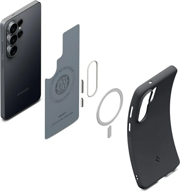 Чохол Spigen Nano Pog Mag MagSafe для Samsung Galaxy S26 Ultra Black Sesame (ACS11038) - зображення 10