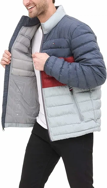 Чоловіча куртка Tommy Hilfiger XL, синя - Фото 6 Чоловіча куртка Tommy Hilfiger XL, синя - зображення 6