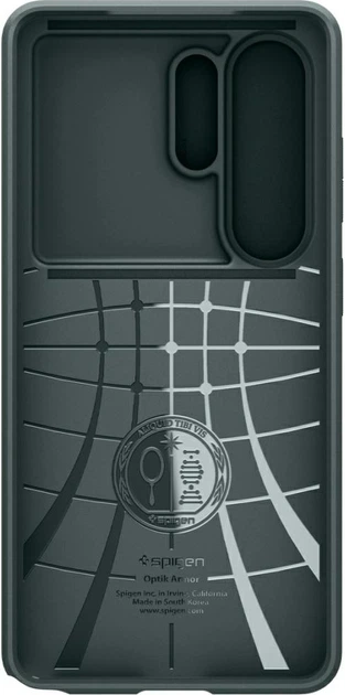 Etui plecki Spigen Optik Armor Case do Samsung Galaxy S26 Ultra Abyss Green (ACS10688) - obraz 3