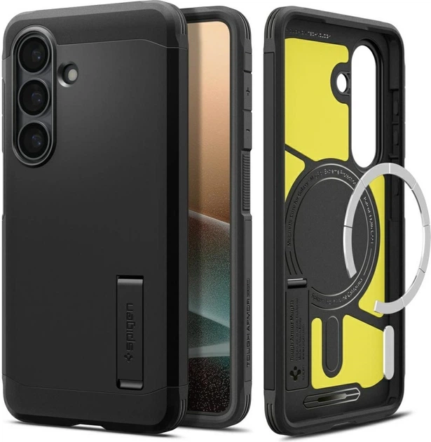 Чохол Spigen Tough Armor Mag MagSafe Case для Samsung Galaxy S26 Plus Black (ACS10713) - зображення 2