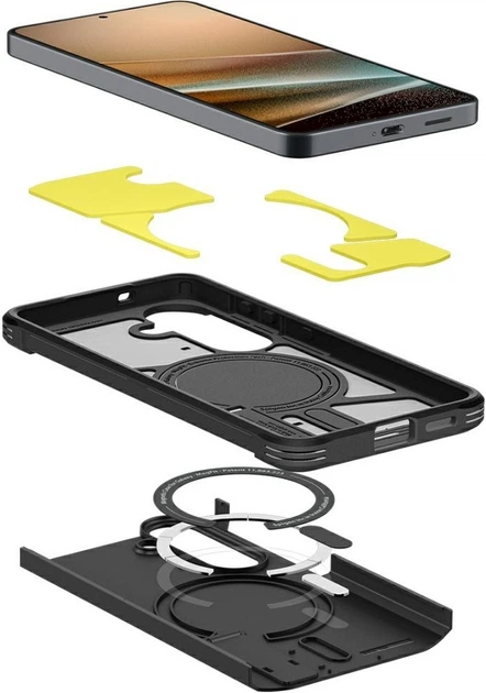 Чохол Spigen Tough Armor Mag MagSafe Case для Samsung Galaxy S26 Plus Black (ACS10713) - зображення 7