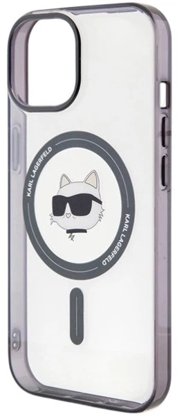 Панель Karl Lagerfeld IML Choupette's Head MagSafe для Apple iPhone 15 Transparent (3666339162030) - зображення 5