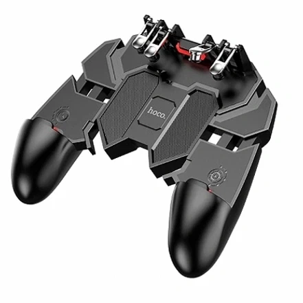 Геймпад Hoco GM7 Eagle Six Finger черный ABS пластик цинковый сплав для игр на смартфоне 4 кнопки - Фото 1 Геймпад Hoco GM7 Eagle Six Finger черный ABS пластик цинковый сплав для игр на смартфоне 4 кнопки - изображение 1