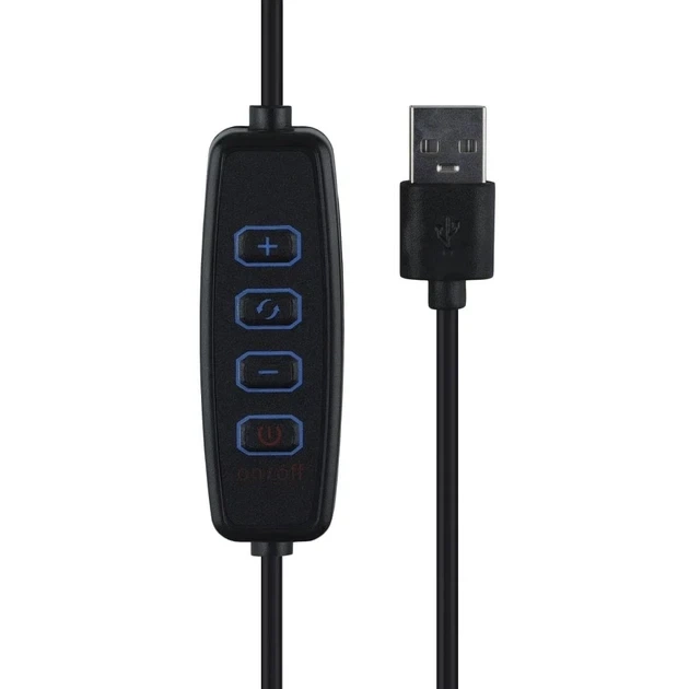 Лампа Fill Light 20 см 3200-5500 USB чорний для смартфонів і камер модель QX-200 - Фото 7 Лампа Fill Light 20 см 3200-5500 USB чорний для смартфонів і камер модель QX-200 - зображення 7