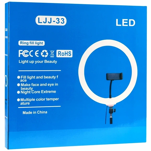 Лампа Fill Light 33 см USB черный для видеосъемки и фото с регулировкой яркости и 3 режимами света LJJ-33 - изображение 2
