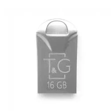 Флешка USB 16GB металл компактная для хранения данных T&G Metal 107 стальной - изображение 7