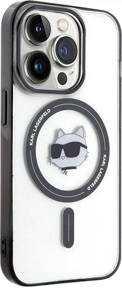 Панель Karl Lagerfeld IML Choupette's Head MagSafe для Apple iPhone 15 Pro Max Transparent (3666339162061) - зображення 4