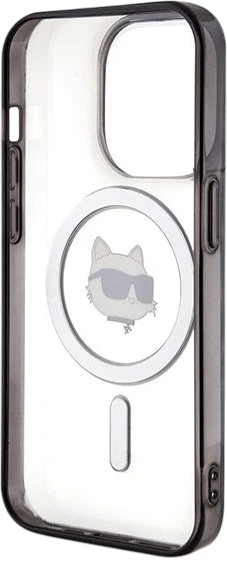 Панель Karl Lagerfeld IML Choupette's Head MagSafe для Apple iPhone 15 Pro Max Transparent (3666339162061) - зображення 6