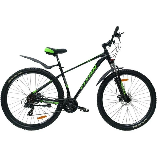 Велосипед Titan Giant 30.5", размер M рама 18" (2025), Черно-зелений - Фото 1 Велосипед Titan Giant 30.5", размер M рама 18" (2025), Черно-зелений - изображение 1