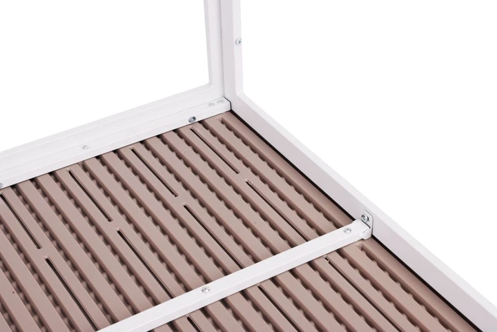 Стіл садовий Multigarden 156 x 78 см Бежево-білий - зображення 3