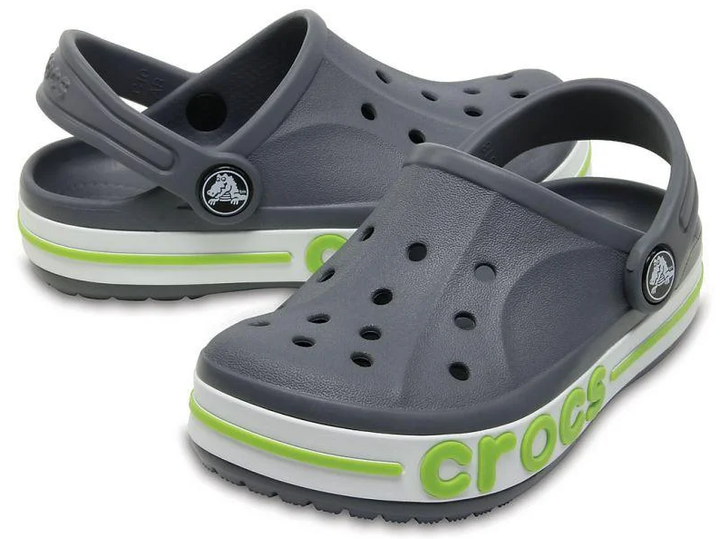 Сабо Crocs Kids Bayaband Clog Charcoal - J1 (31-32) Стопа 20,0-20,7см - Фото 2 Сабо Crocs Kids Bayaband Clog Charcoal - J1 (31-32) Стопа 20,0-20,7см - изображение 2