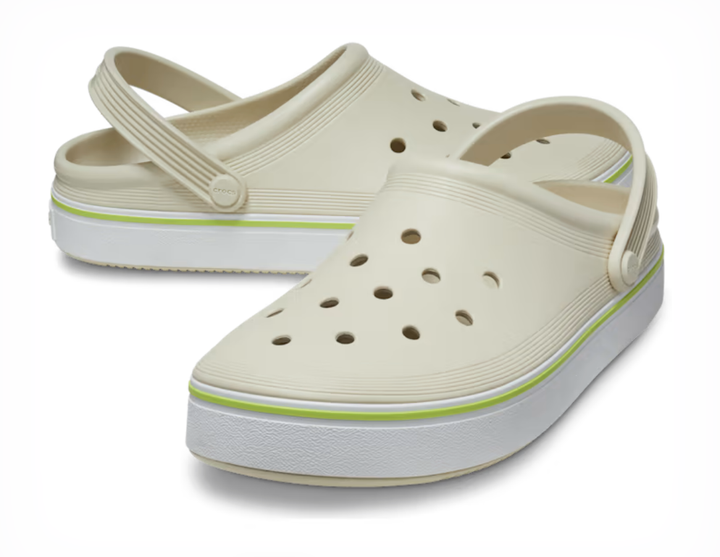 Сабо Crocs Off Court Bone Clog - 37р. (Стопа 23.3-24.0см) - Фото 2 Сабо Crocs Off Court Bone Clog - 37р. (Стопа 23.3-24.0см) - изображение 2