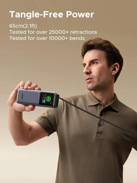 УМБ UGREEN PB726 20000mAh 165W PD 3.0 Fast Charging Gray (55987B) - Фото 5 УМБ UGREEN PB726 20000mAh 165W PD 3.0 Fast Charging Gray (55987B) - изображение 5