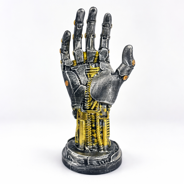 Підставка тримач для геймпада та навушників Роботизована Права Рука 3D Cyberpunk для PS5 PS4 Xbox - Фото 7 Підставка тримач для геймпада та навушників Роботизована Права Рука 3D Cyberpunk для PS5 PS4 Xbox - зображення 7