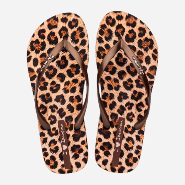 Жіночі в'єтнамки для пляжу Ipanema Animal Print 83846-BP653 39 (24.5 см) Коричневі (7900204536257) - зображення 2