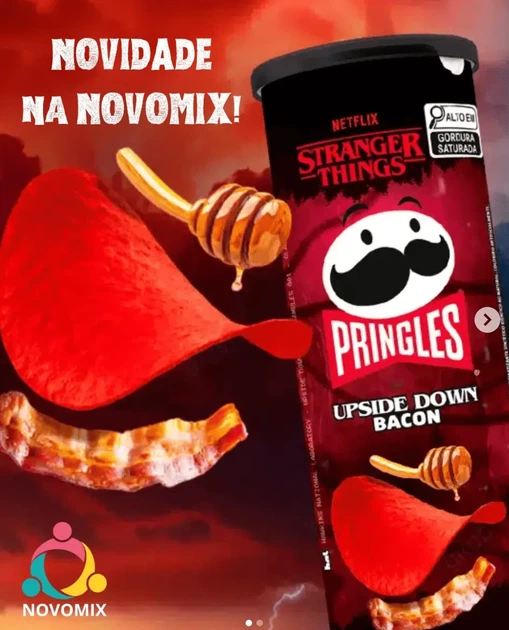 Чипсы Pringles Stranger Things Upside Down Bacon, Принглс лимитированная серия со вкусом бекона Очень странные дела 100 г - Фото 3 Чипсы Pringles Stranger Things Upside Down Bacon, Принглс лимитированная серия со вкусом бекона Очень странные дела 100 г - изображение 3