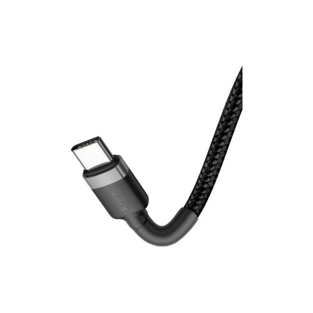 Дата кабель USB-C to USB-C 2.0m USB 3.1 3A grey-black Baseus (CATKLF-HG1) (342966) - Фото 2 Дата кабель USB-C to USB-C 2.0m USB 3.1 3A grey-black Baseus (CATKLF-HG1) (342966) - изображение 2