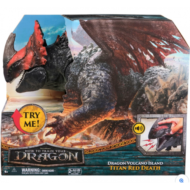 Игровая фигурка Dreamworks Dragons How To Train Your Dragon Action Figure Titan Red Death - Фото 1 Игровая фигурка Dreamworks Dragons How To Train Your Dragon Action Figure Titan Red Death - изображение 1