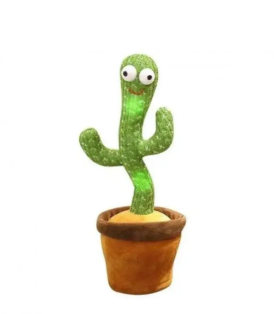 Танцюючий Кактус Інтерактивна іграшка Dancing Cactus з підсвіткою - Фото 2 Танцюючий Кактус Інтерактивна іграшка Dancing Cactus з підсвіткою - зображення 2