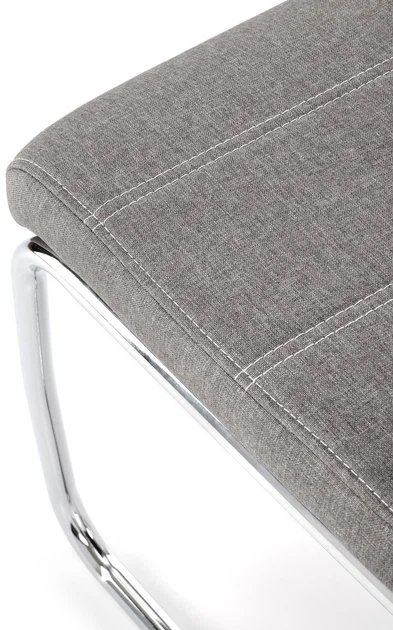 Krzesło do kuchni i salonu Halmar K349 na płozach Popielate (5905248118577) - obraz 9