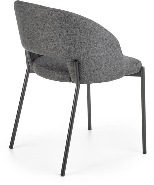 Krzesło do kuchni i salonu Halmar K373 Popielate (5905248118881) - obraz 4