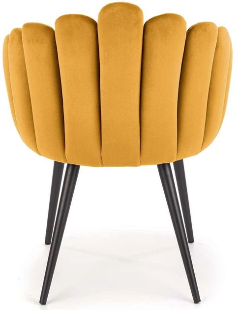 Krzesło do kuchni i salonu Halmar K410 Musztardowe (5905248119475) - obraz 2