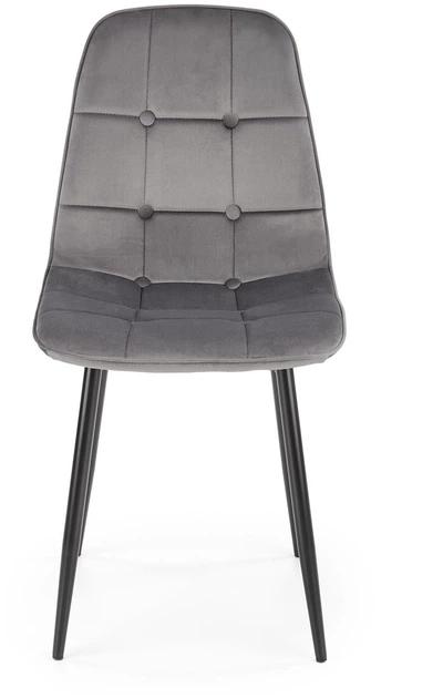 Стілець для кухні та вітальні Halmar K417 Сірий (5905248119581) - зображення 4