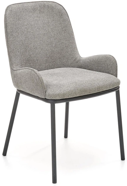 Krzesło do kuchni i salonu Halmar K481 z podłokietnikami Popielate (5905248121140) - obraz 8