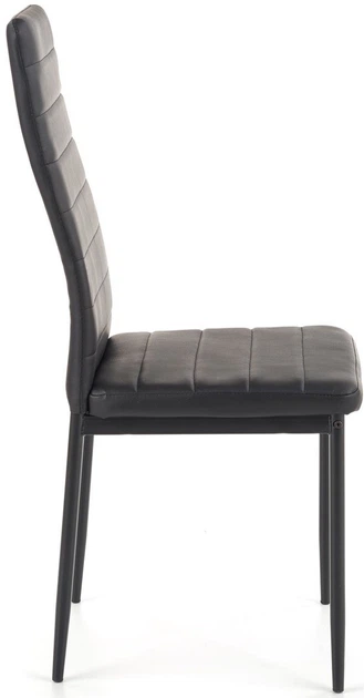 Стілець для кухні та вітальні Halmar K70 з екошкіри Чорний (5905248121348) - зображення 2