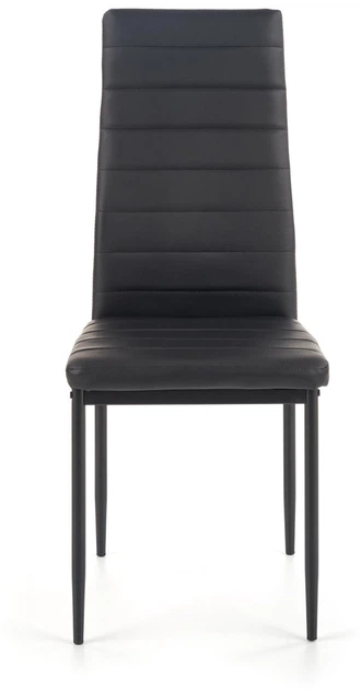 Стілець для кухні та вітальні Halmar K70 з екошкіри Чорний (5905248121348) - зображення 4