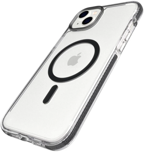 Панель Tech21 EvoCrystal MagSafe для Apple iPhone 14/15 Plus Graphite Black (5056586702796) - зображення 5