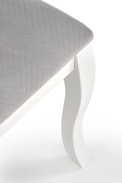 Стілець для кухні та вітальні Halmar Velo Сірий/Білий (5905248122703) - зображення 10