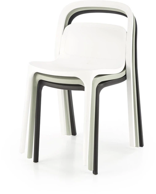 Krzesło do kuchni Halmar K490 plastikowe Miętowe (5905248125834) - obraz 7