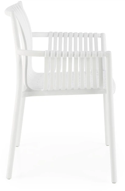 Krzesło do kuchni Halmar K492 plecione z podłokietnikami Białe (5905248125872) - obraz 14