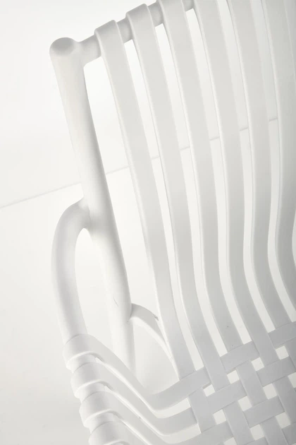 Krzesło do kuchni Halmar K492 plecione z podłokietnikami Białe (5905248125872) - obraz 19