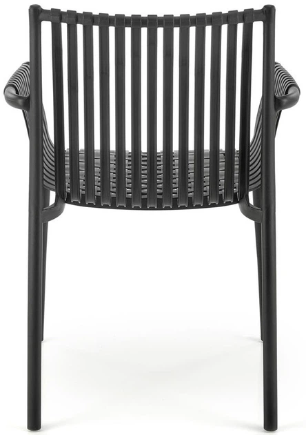 Krzesło do kuchni Halmar K492 plecione z podłokietnikami Czarne (5905248125889) - obraz 14