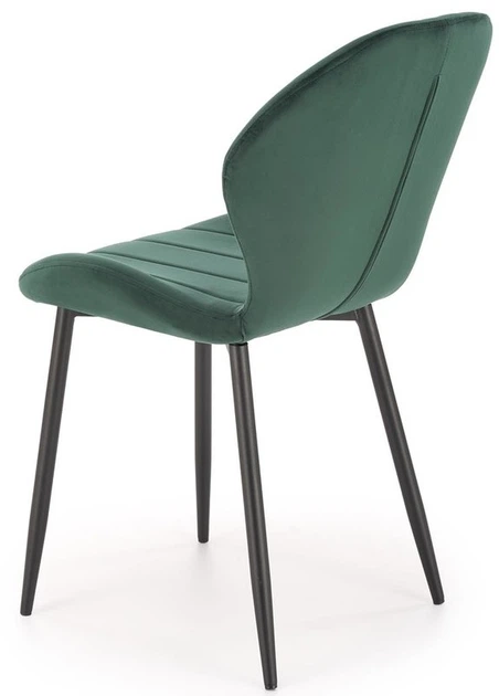 Krzesło do kuchni i salonu Halmar K538 ciemnozielone (5905248132375) - obraz 4