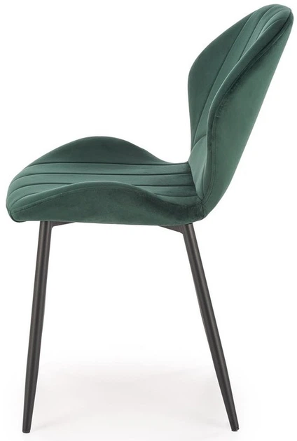Krzesło do kuchni i salonu Halmar K538 ciemnozielone (5905248132375) - obraz 6