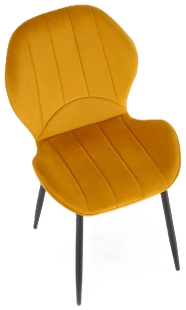 Krzesło do kuchni i salonu Halmar K538 Musztardowe (5905248132399) - obraz 9
