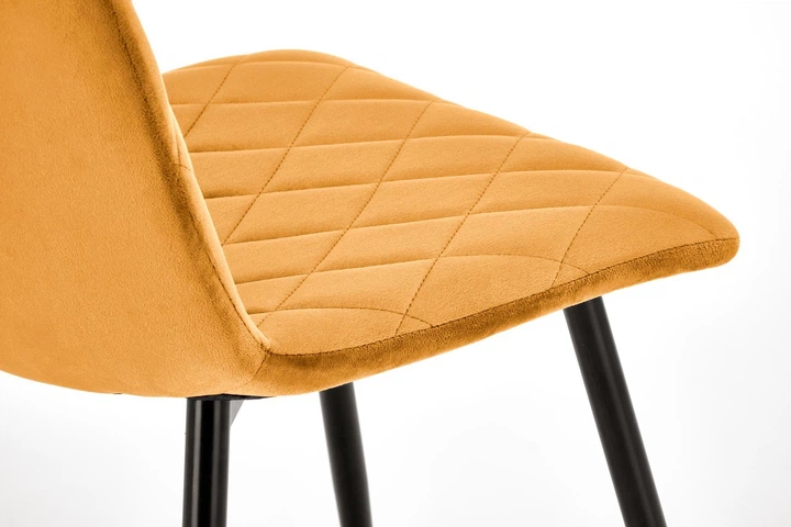 Стілець для кухні та вітальні Halmar K525 Гірчичний (5905248132047) - зображення 10